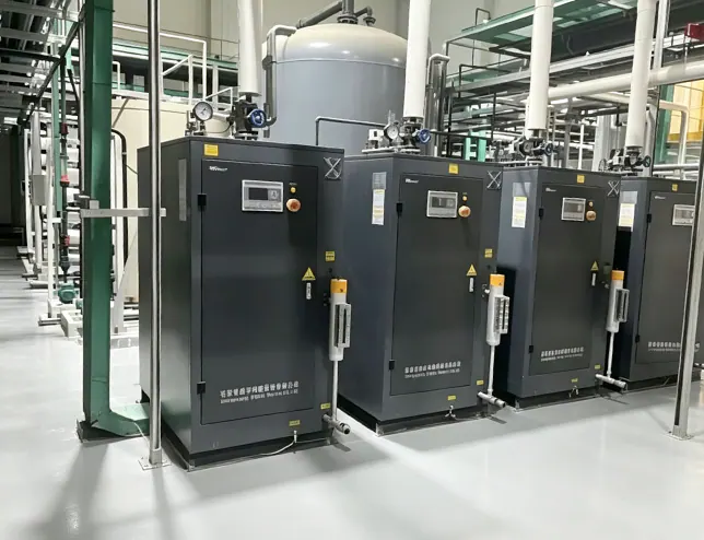 Electric steam for an automotive plant: four WDR0.25 and three high-pressure LDR0.25 units — China