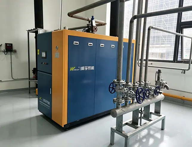 LSS0.5 gas boiler and WFR1 electric steam generator for a biopharmaceutical plant — Shanxi